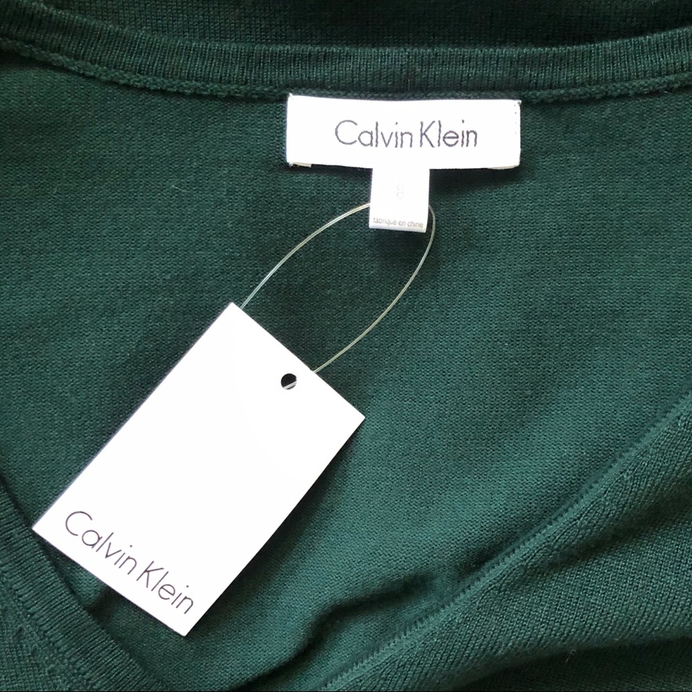 Calvin Klein Mallard Green Sweater - Picture 6 of 8